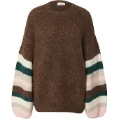 Kamila Šikl Pullover bege / castanho / verde / cor-de-rosa