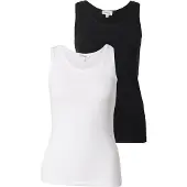 s.Oliver Top preto / branco