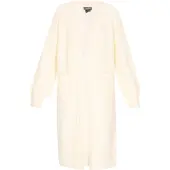 Dreimaster Casaco de malha branco lã