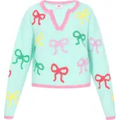 Mymo Pullover aqua / amarelo / cor-de-rosa / vermelho