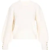 Dreimaster Klassik Pullover branco lã
