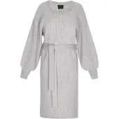 Dreimaster Klassik Vestido de malha cinzento claro