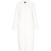 Dreimaster Sobretudo de malha offwhite