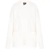 Dreimaster Casaco de malha 'Vintage' offwhite