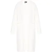 Dreimaster Sobretudo de malha offwhite