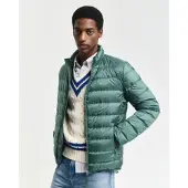 Gant para homem. 7006298 Casaco leve para baixo verde (L), Casual, Poliéster