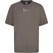 Karl kani Camisa 'Essential' cinzento escuro / branco