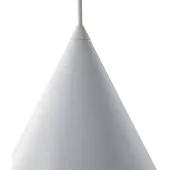 TK Lighting Candeeiro suspenso Cono, branco, Ø 19 cm, aço, chama única