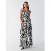 BWLDR Vestido 'SAFIA ' preto / branco