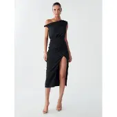 BWLDR Vestido 'ASH MIDI DRESS' preto