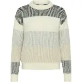 Kaffe Pullover 'Neve' bege / creme / cinzento claro / cinzento escuro / branco lã