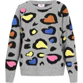 Mymo Pullover azul / amarelo / cinzento / laranja / rosa / preto