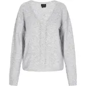 Dreimaster Klassik Pullover cinzento claro