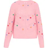 Mymo Pullover azul / laranja / cor-de-rosa / rosé / vermelho