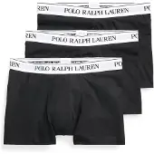 Ralph Lauren para homem. 714830299008 Pacote de 3 boxers pretos (XL), Homewear, Algodão