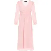 Faina Vestido ouro / rosa claro / prata