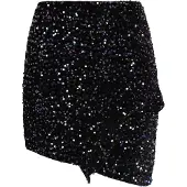 Faina Saia roxo / preto
