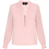 Faina Blusa ouro / rosa claro / prata