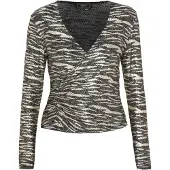 Faina Blusa ouro / preto