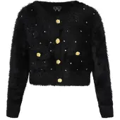 Faina Casaco de malha 'Fashion Look' preto