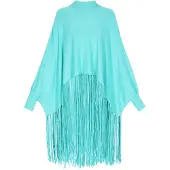 IZIA Pullover oversized turquesa