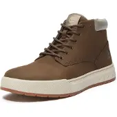 Timberland para homem. TB0A69FNW071 Maple Grove Leather Sneakers castanho escuro (40), Couro, Marrom, Plano, Cordão, Casual