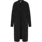 Dreimaster Sobretudo de malha preto