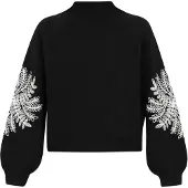 IZIA Pullover preto / prata