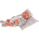 Antonio Juan Almofada Cinza Boneca Froad 42 Cm