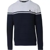 KOROSHI Pullover navy / cinzento claro