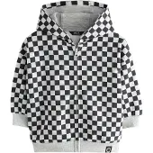 Next Casaco em moletão preto / branco