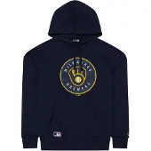 New Era Moletom Com Capuz Mlb Regular Milwaukee Brewers
