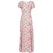 Naf Naf Vestidos compridos KROSALIA R1 mulheres - Rosa - FR 42