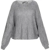 Dreimaster Pullover oversized cinzento
