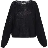 Dreimaster Pullover oversized preto
