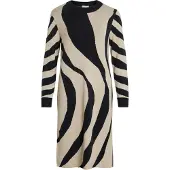 Vila Vestido Midi De Manga Comprida Tif