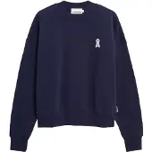 Armedangels Sweatshirt 'ALIZAA' azul escuro / branco