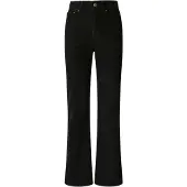 Pepe Jeans para mulher. PL2100020 Calça flare Willa Corduroy preta (29/32), Preto, Casual, Veludo