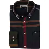 Barbour para homem. MSH4980 Camisa Dunoon Tartan Tailored multicolor (L), Casual, Algodão, Manga comprida
