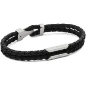 Diesel Pulseira preto / prata