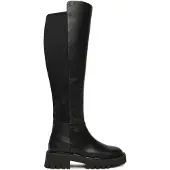 Michael Kors Overknees 'ASHER' preto