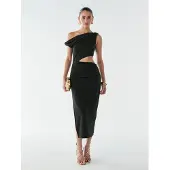 BWLDR Vestido 'Maree' verde escuro