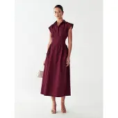 Willa Vestido 'ELLESE' vermelho escuro