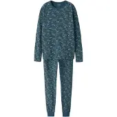 TWO SOON Pijama bege / marinho / branco