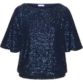 LASCANA Blusa azul escuro