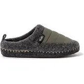 Nuvola Nuvola. Pantufa 'Zueco New Wool' verde escuro