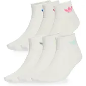 Adidas Meias pelo Tornozelo – 6 pares (Criança)