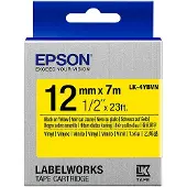 Epson LK-4YBVN fita preto sobre branco 12 mm