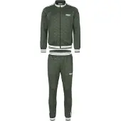 Lonsdale Fato de treino 'Ashwell' oliveira / verde escuro / branco