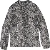 KOROSHI Blusa cinzento / preto